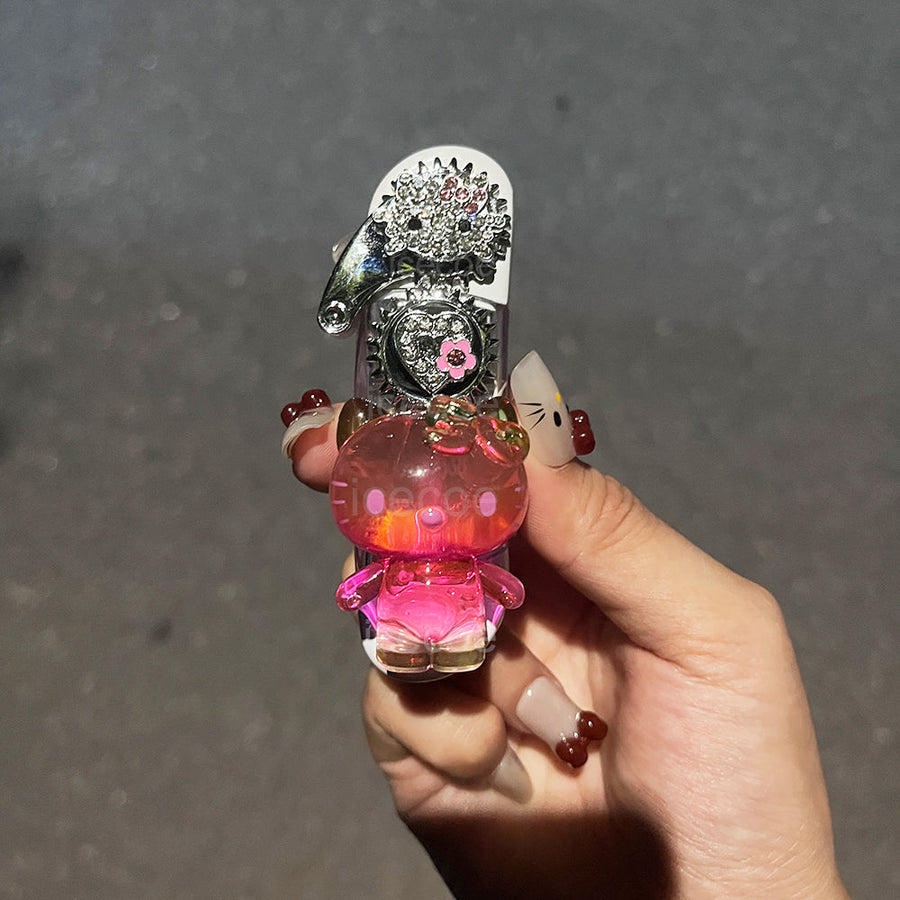 Cartoon luminous Kitty 3D three-dimensional lighter