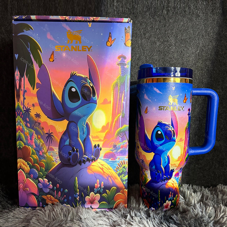 Stich Sunset 40oz Sunset Stitch Tumbler 🚢Free Shipping🚢 – iceekoo