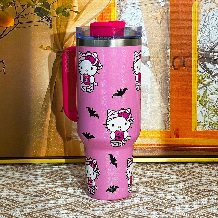 Halloween Style 40oz Kitty Tumbler