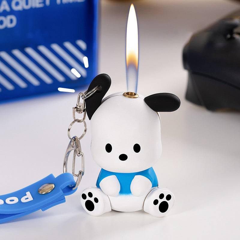 Cute Pacha Dog Keychain Inflatable Lighter