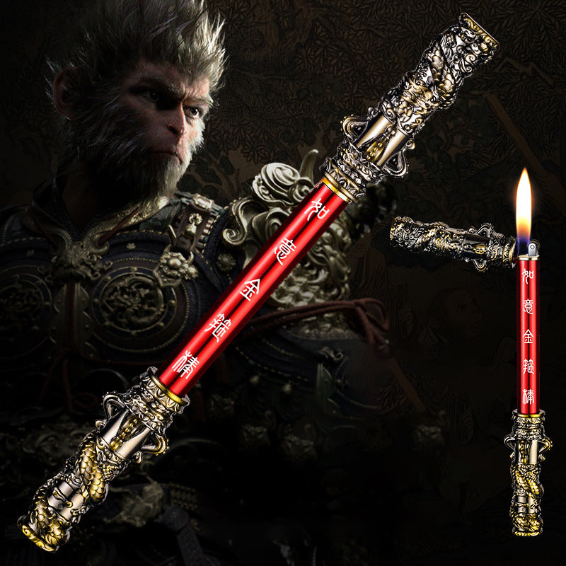 Black Wukong Gold Band Lighter