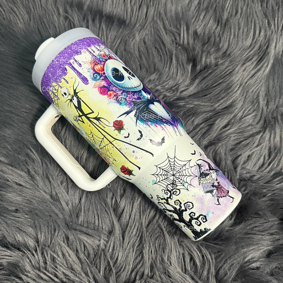 Sally x Jack Skellington 40oz Tumbler 🚢Free Shipping🚢