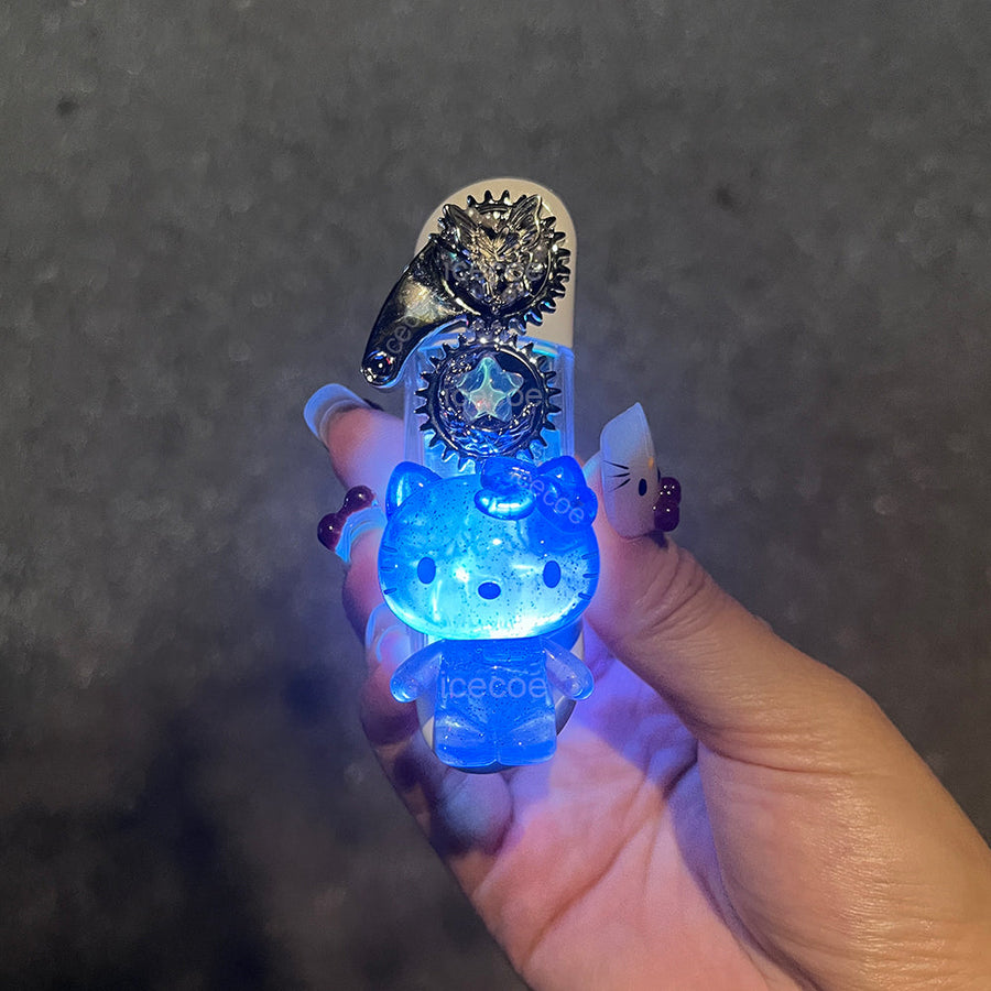 Cartoon luminous Kitty 3D three-dimensional lighter