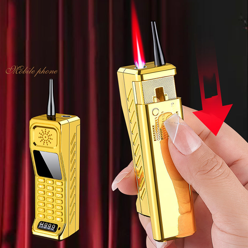 Retro Nostalgia Big Brother Shape Windproof Inflatable Lighter