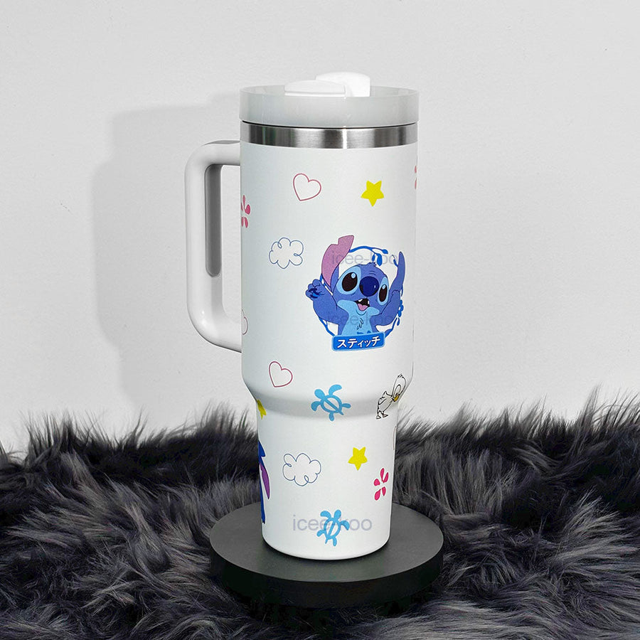 40oz White Duck Stitch Stainless Steel Vacuum Insulated Tumbler 🚢Free Shipping🚢