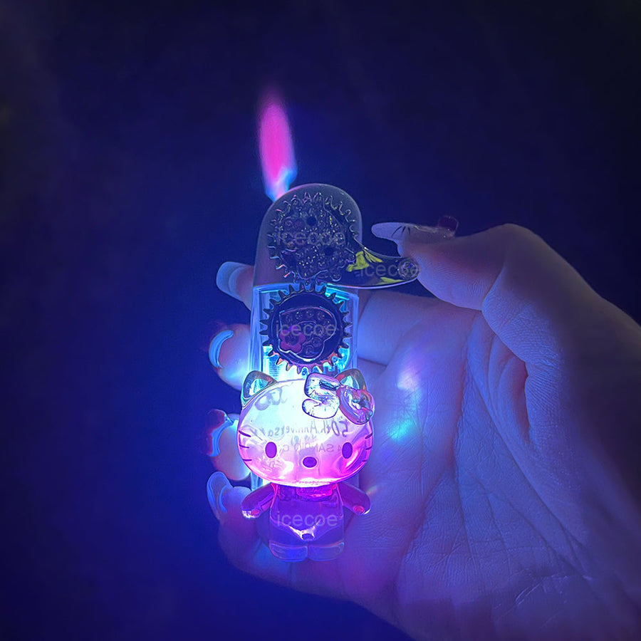 Cartoon luminous Kitty 3D three-dimensional lighter