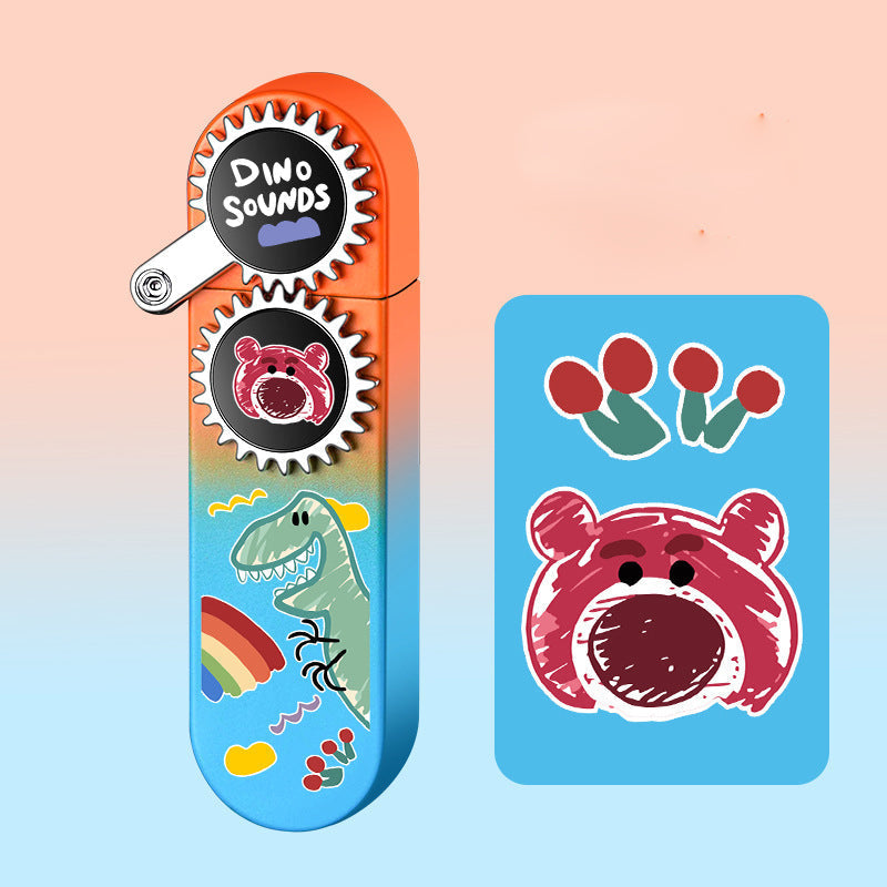 Sanrio cute cartoon lighter, refillable windproof lighter with pink flame