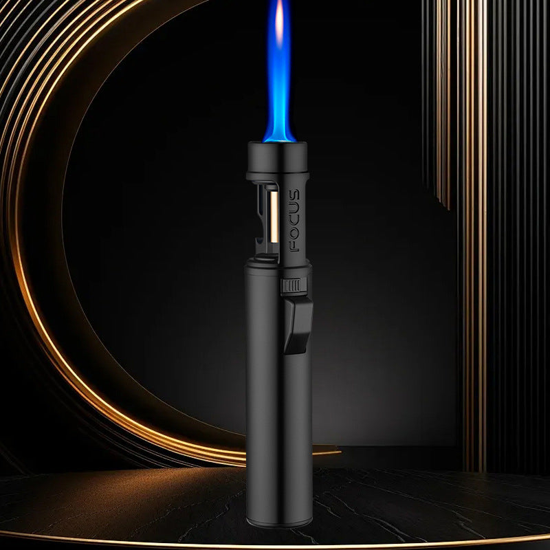 Handheld large flame pen blue flame windproof lighter