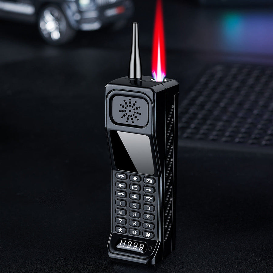 Retro Nostalgia Big Brother Shape Windproof Inflatable Lighter