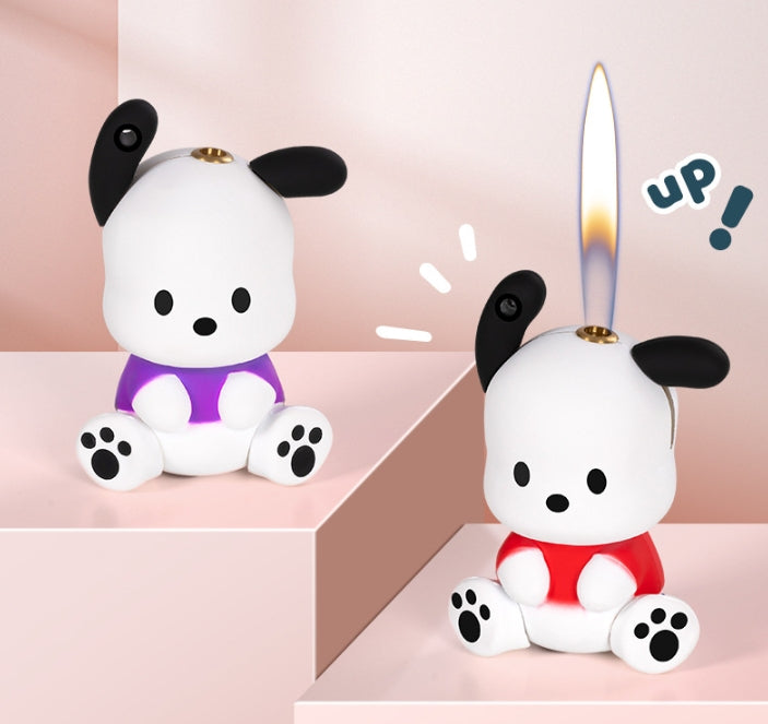 Cute Pacha Dog Keychain Inflatable Lighter