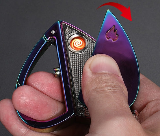 Love Lighter Rechargeable Cigarette Lighter Arc Keychain