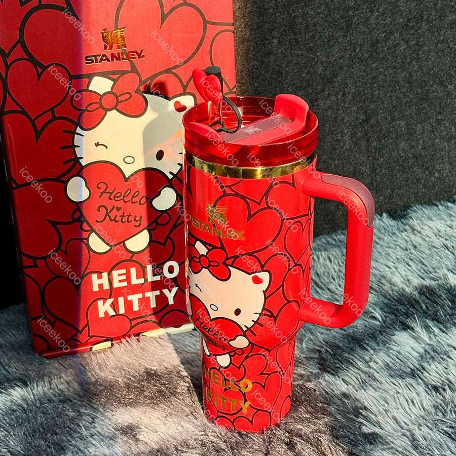 40oz Red Kitty Tumbler 🚢Free Shipping🚢 – iceekoo