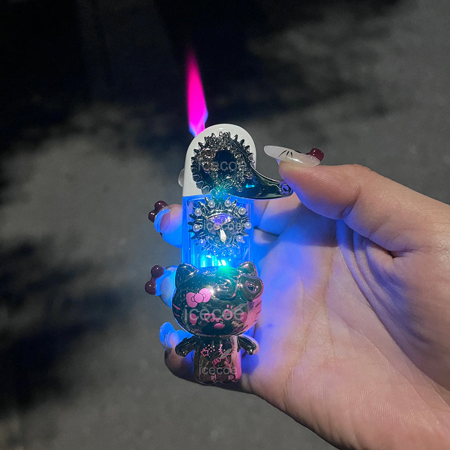 Cartoon luminous Kitty 3D three-dimensional lighter