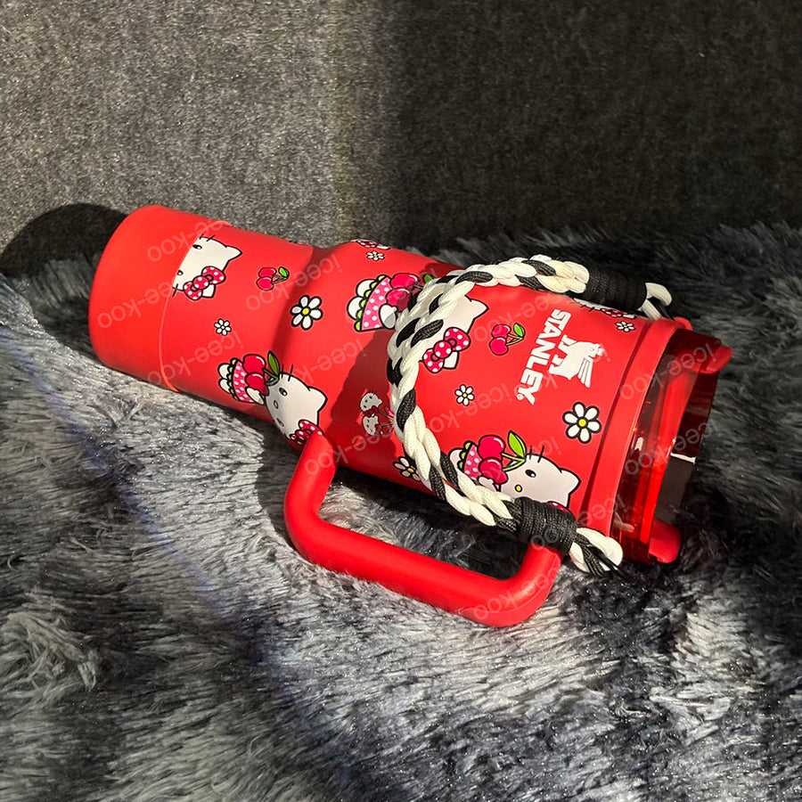 Cherry Kitty 40oz Tumbler 💕Includes Accessories💕