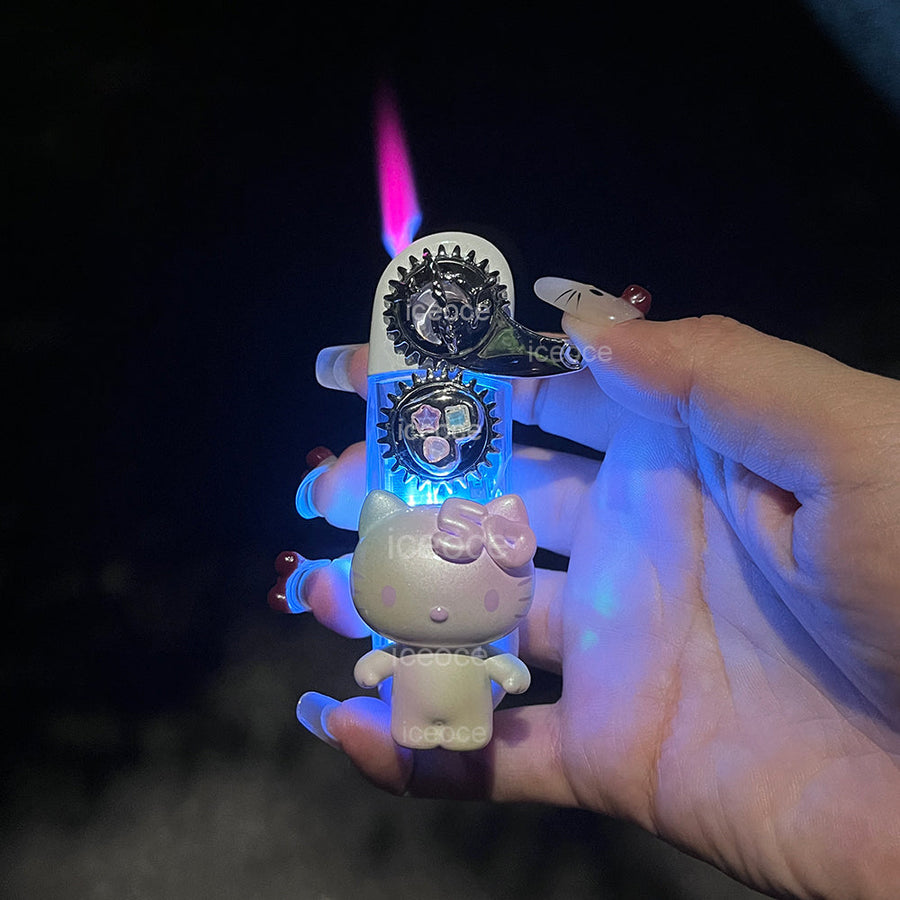Cartoon luminous Kitty 3D three-dimensional lighter