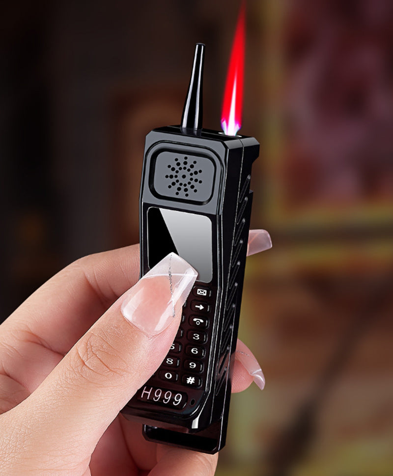 Retro Nostalgia Big Brother Shape Windproof Inflatable Lighter