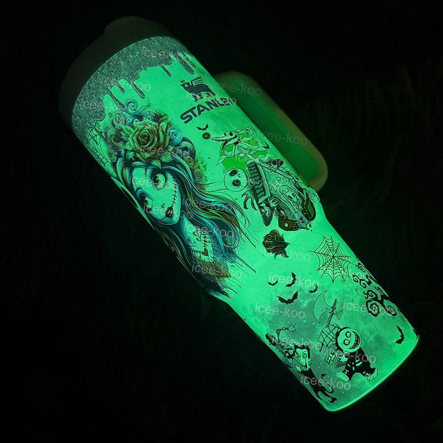 Sally x Jack Skellington 40oz Tumbler 🚢Free Shipping🚢