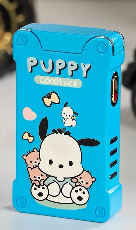 Luminous projection double arc lighter