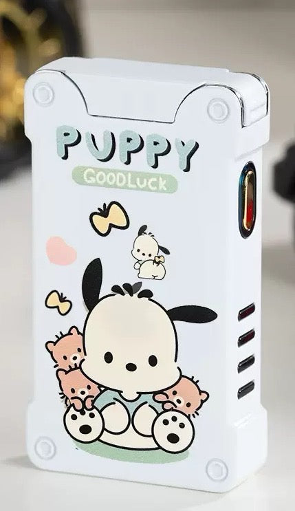 Luminous projection double arc lighter