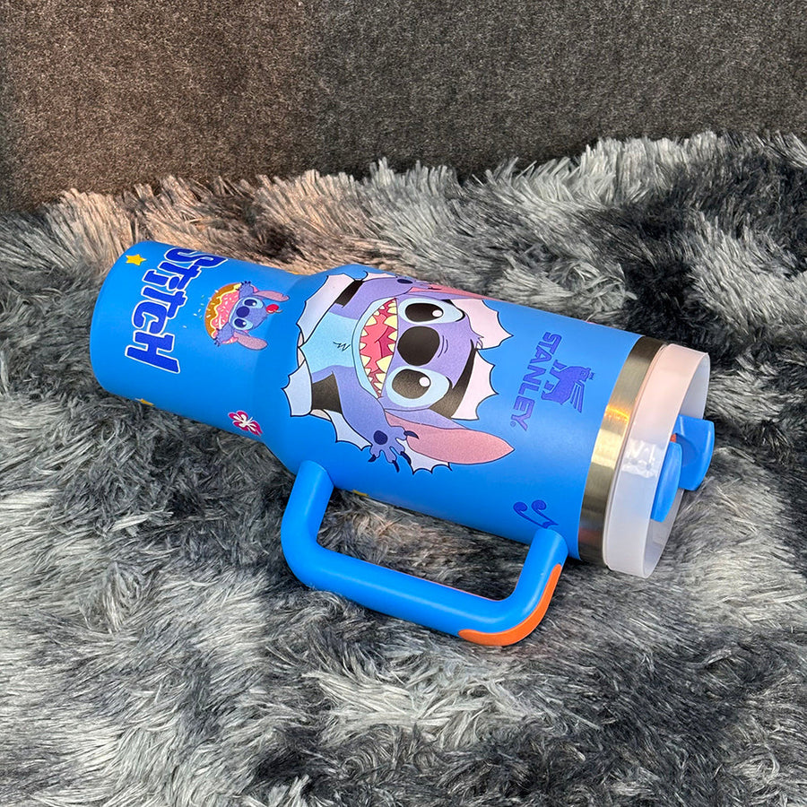 40oz Blue Happy Stitch Tumbler 🚢Free Shipping🚢