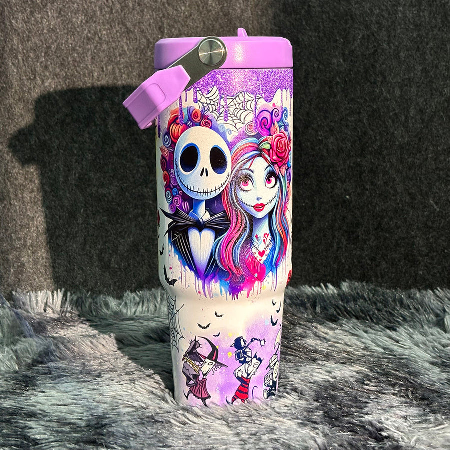 30oz Sally x Jack Skellington Tumbler 🚢Free Shipping🚢