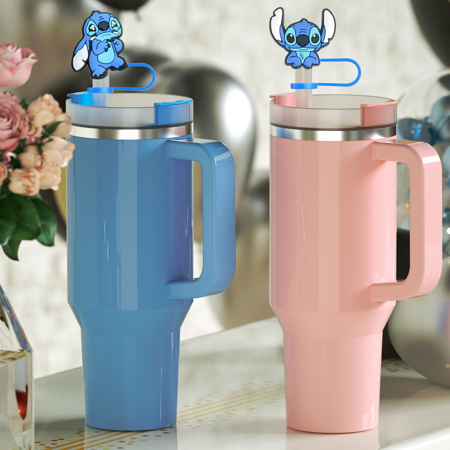 5Pcs Stitch Straw Cover