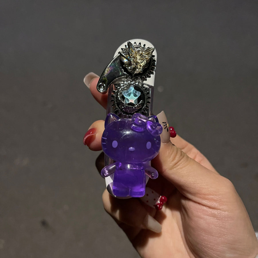 Cartoon luminous Kitty 3D three-dimensional lighter