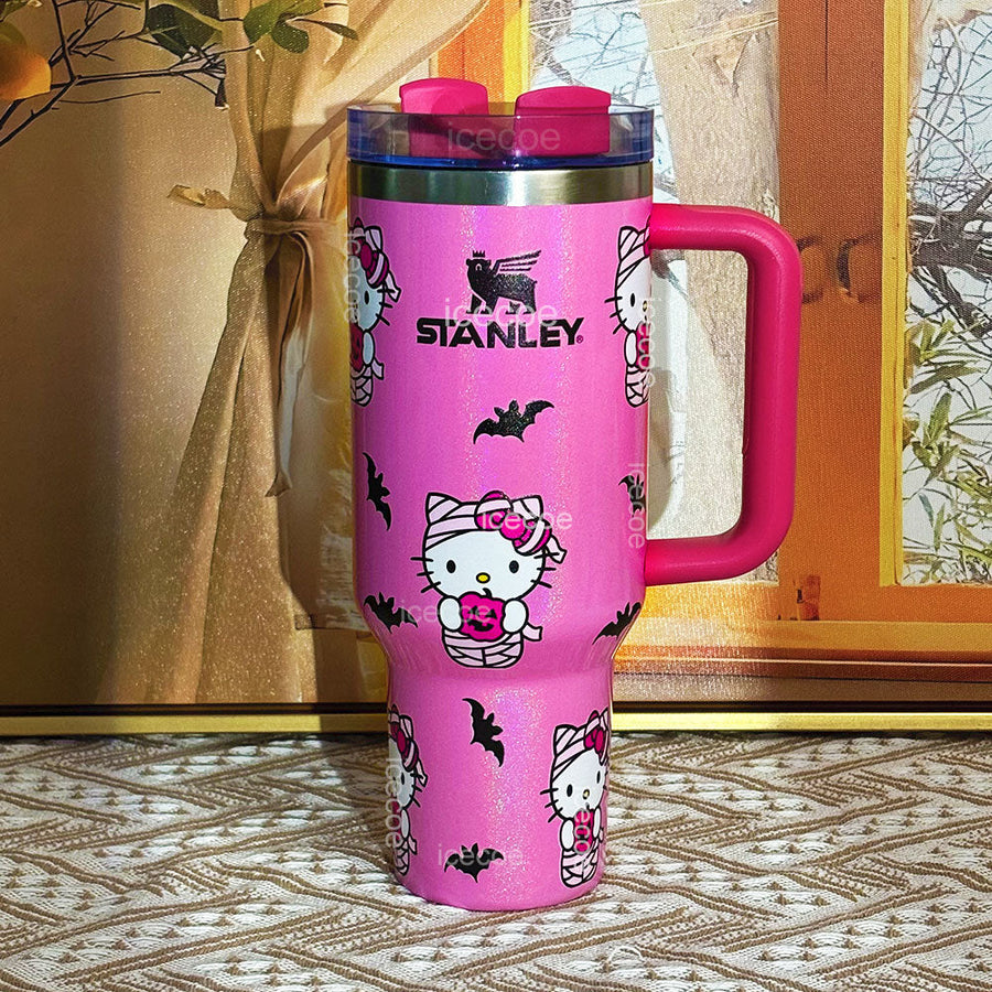 Halloween Style 40oz Kitty Tumbler