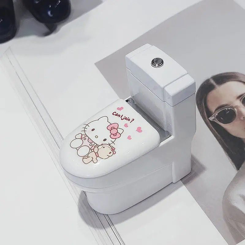 Toilet lighter with ashtray and bottle opener 3 in 1