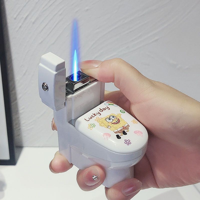 Toilet lighter with ashtray and bottle opener 3 in 1