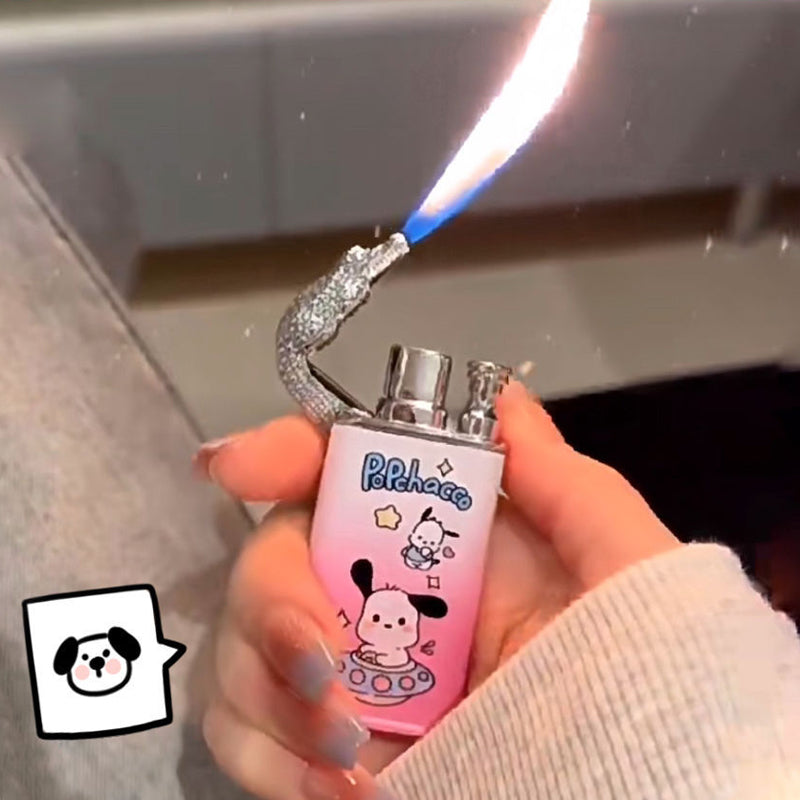 Refillable windproof lighter gift for boyfriend