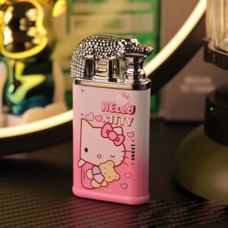 Refillable windproof lighter gift for boyfriend